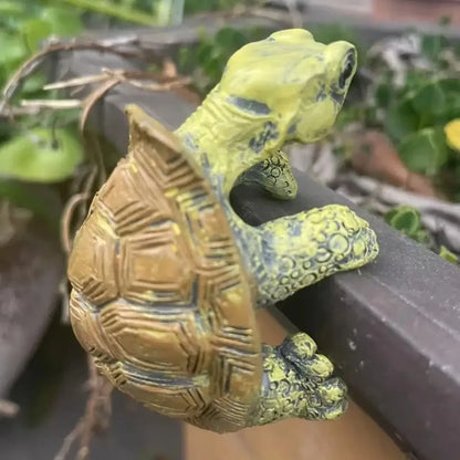 Cartoon Turtle Hanging Ornaments Handmade Simulated Pot Decor Small Turtle Home Decor
