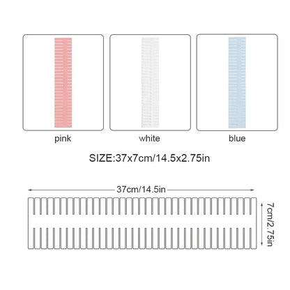 4/8 Pieces Adjustable Drawer Divider Partition Durable Storage Cosmetic Socks Underwear Drawer Clothes Organizer Cabinets