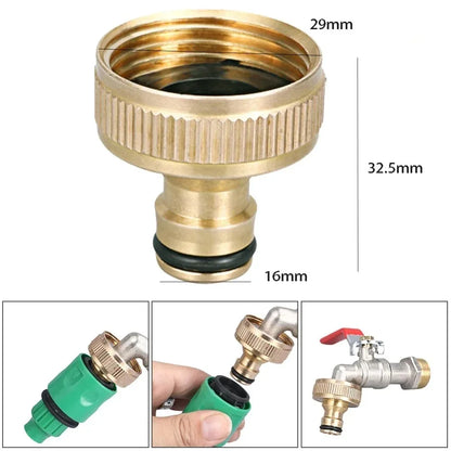 2026 1Pcs 1/2" Thread Connector Faucet Hose Tap Water Adapter Quick Connector Water Pipe Fittings Home Replacement Accessory