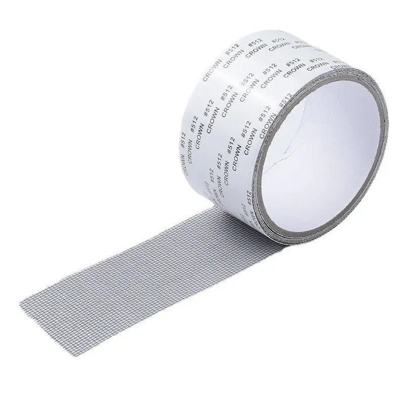 Window Screen Repair Tape Self Adhesive Mesh Tape Net Door Fix Patch Anti Insect Mosquito Mesh Broken Holes Repairing