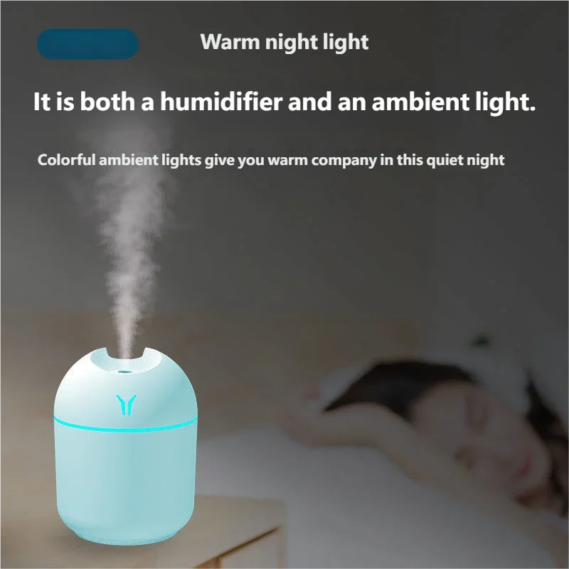 Mini Large Mist Volume USB Air Humidifier Household Small Desktop Intelligent Car New Aromatherapy Machine