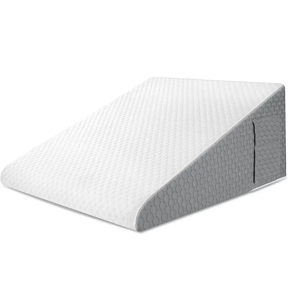 Wedge Pillow for Sleeping Acid Reflux After Surgery Triangle Elevated Pillow for Bedside Dormitory Office Air Layer Foam