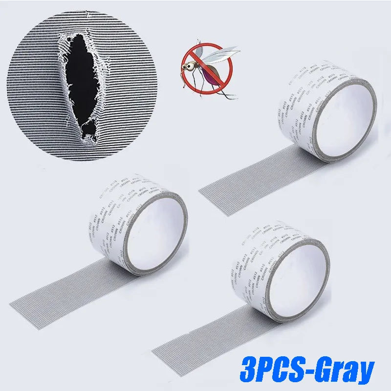 Window Screen Tape Anti-mosquito Screen Repair Subsidy Door Curtain Mosquito Net Hole Patch Repair Self-adhesive Screen Tape