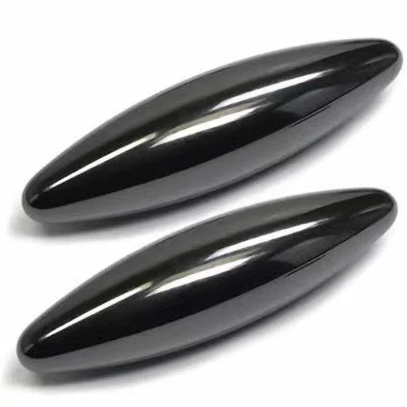 2/4Pcs Multiple Sizes Black Fridge Magnets Strong Magnetic Rugby Ball Oval Magnet Beads Set Health Care Massager Home Decor Gift