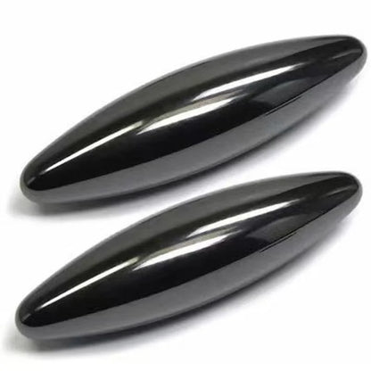 2/4Pcs Multiple Sizes Black Fridge Magnets Strong Magnetic Rugby Ball Oval Magnet Beads Set Health Care Massager Home Decor Gift