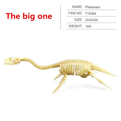 12pcs/set Jurassic Dinosaurs Skeleton Model Archaeology Tyrannosaurus Pterosaur Home Decor Toys For Children Christmas Gifts