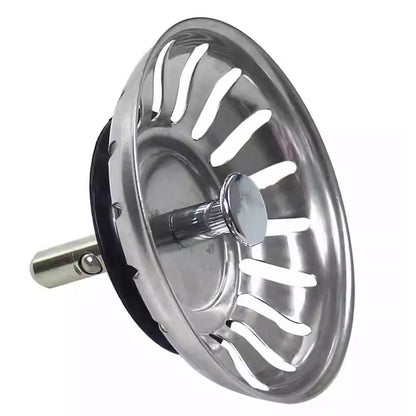 1pc Kitchen Sink Sewer Strainer Basin Drain Stopper Stainless Steel Sink Waste Plug Filter Anti-clog Floor Drain