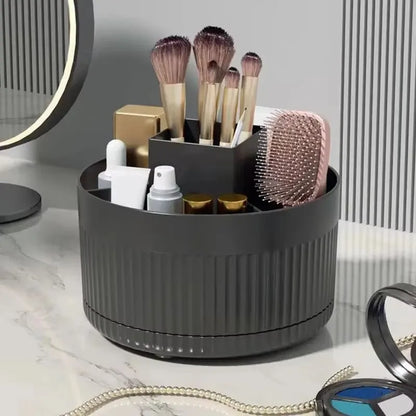 360 ° Table Top Rotary Makeup Brush Storage Container Cosmetics Shelf Dresser Eye Shadow Brush Lipstick Pen Holder