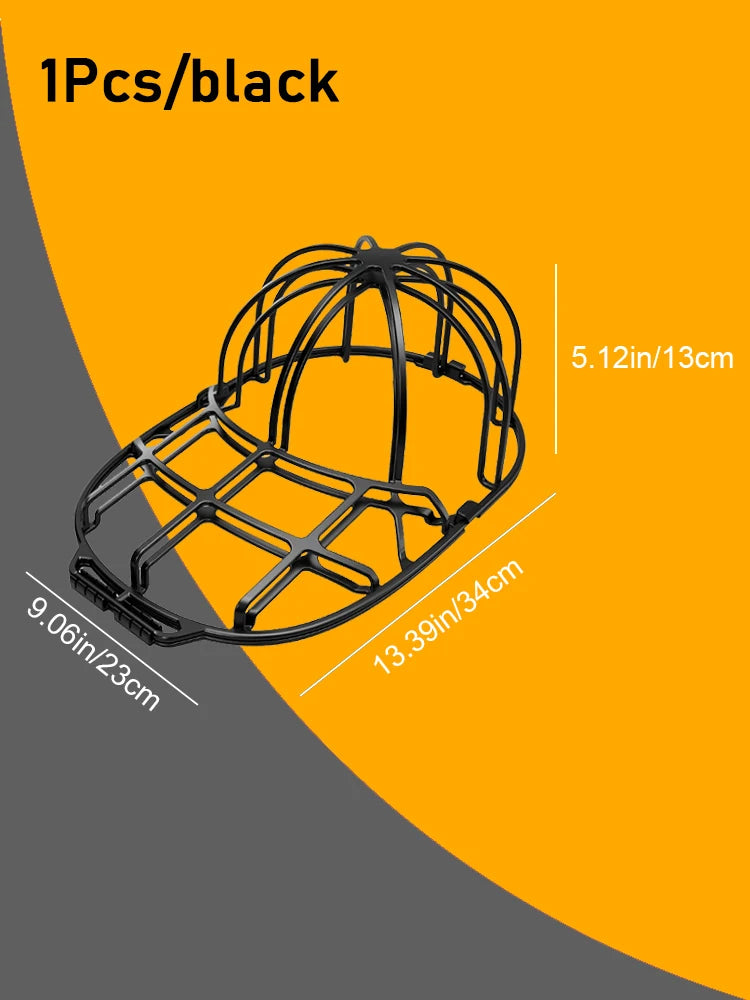 Washing Machine Hat Washing Protector Hat Cleaning Machine Washable Laundry Bag Anti-Deformation Secure Hat Storage Solution