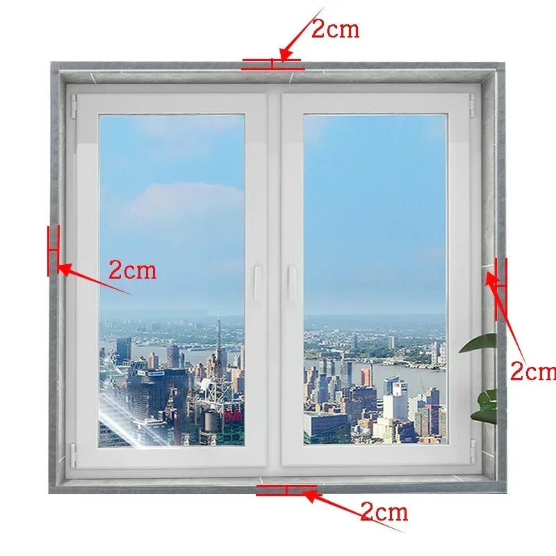 New style Winter window windproof and warm film sealing plastic cloth, winter windproof curtains, cold insulation and antifreeze