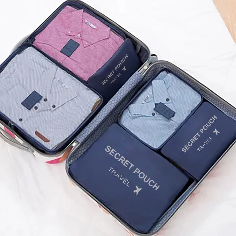 6 Pcs Travel Luggage Storage Bags, Versatile Lightweight Storage Pouch, Dustproof Duffle Bag