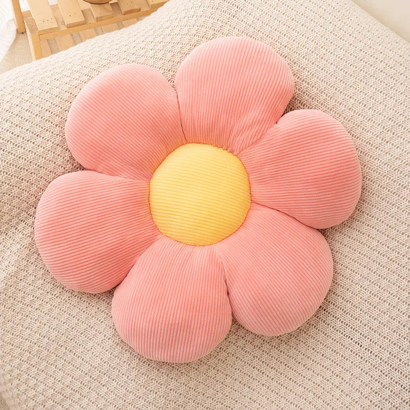 35CM Colorful Flowers Plush Pillow Plant Petal Cushion Stuffed Toys  Home Decoration Gifts