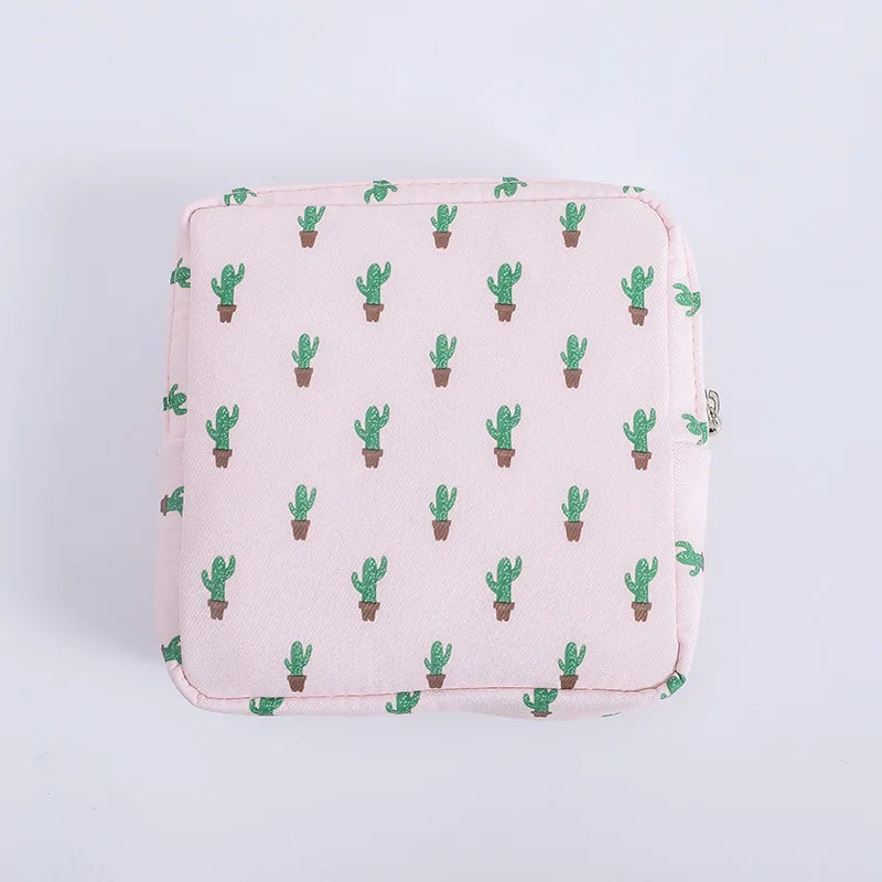 Portable Organizer Pouch for Sanitary Napkin Discreet Storage Monthly Essentials Travel Bag
