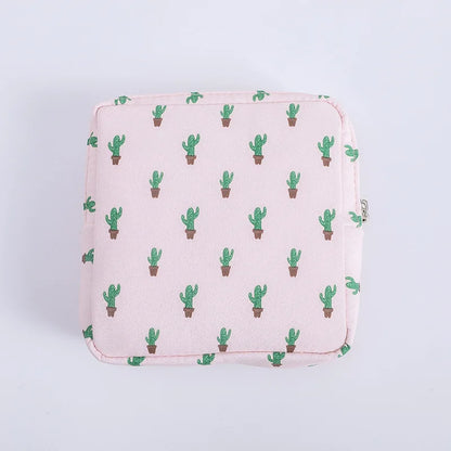 Portable Organizer Pouch for Sanitary Napkin Discreet Storage Monthly Essentials Travel Bag
