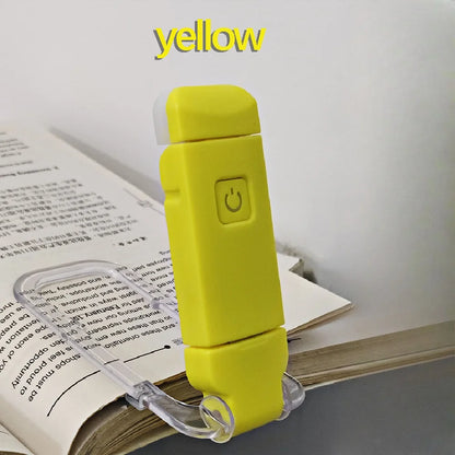 LED USB Rechargeable Book Light Reading Light Eye Protection Night Light Portable Clip Desk Light Bookmark Read Light Night Lamp