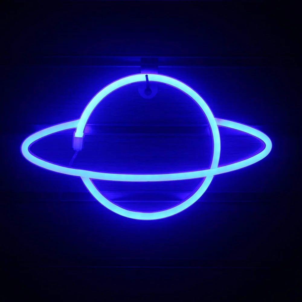 1pc Lightning Neon Light, Creative LED Sign Wall Light USB/Battery Night Light for Home Bedroom Party Christmas Decor Kid Gift