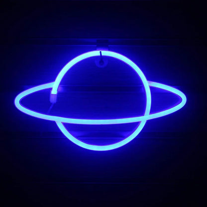 1pc Lightning Neon Light, Creative LED Sign Wall Light USB/Battery Night Light for Home Bedroom Party Christmas Decor Kid Gift