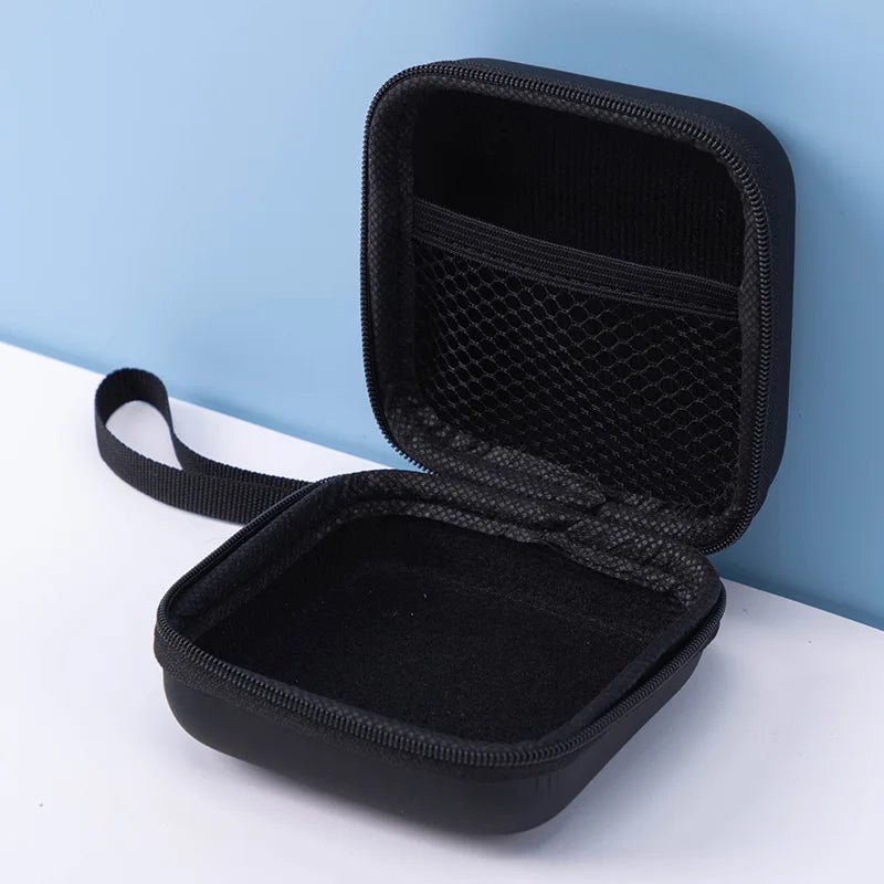 Stylish Eva Headphone Data Cable Storage Hard Drive Bag Simple Portable Charger Headphone Zipper Box