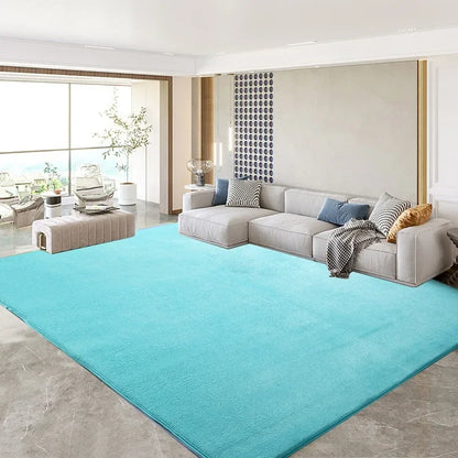 VIKAMA Modern Minimalist Living Room Rug Soft High-Resilience Bedroom Mat Children's Room Soundproof Carpet Home Decor