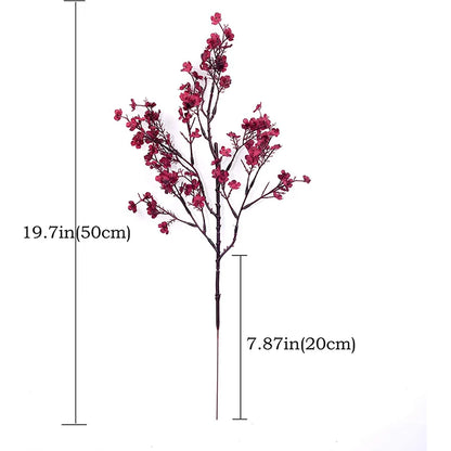 1/4pcs Artificial Flowers Cherry Blossoms Gypsophila Fake Plants DIY Wedding Bouquet Vases for Home Decor Faux Festival Branch