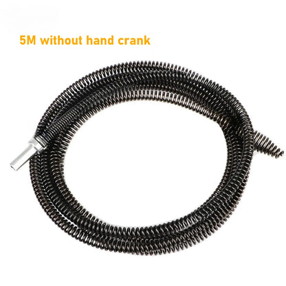 Bathroom Kitchen 1-10M Spring Pipe Sewer Unblocker Pipe Dredging Tool Sinks Basin Pipeline Clogged Remover Tools Drain Cleaner