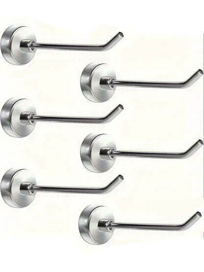 5pcs Magnetic Hook, Heavy Duty Magnet Hook, Magnetic Cruise Hook Hanging, Large Metal Magnetic Hook, Can Be Used For Grill,