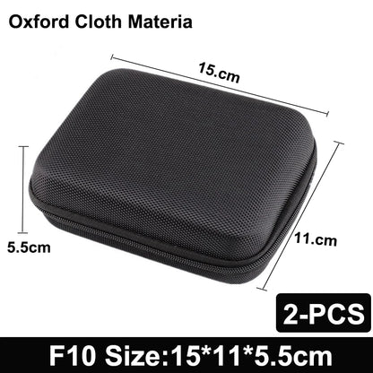 Earphone Data Storage Bag Oval Square Rectangle Cable Organizer Bags Mini Zipper Pouch Tech Gadgets Portable Charger U Disk Case