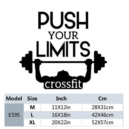 1 pc Gym New Design Wall Stickers Decorave Sticker Home Decor Living Room Bedroom Vinyl Mural Decal