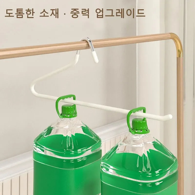 10PCS Goose Type Dip Plastic Pants Rack Wardrobe Dormitory Telescopic Z Type WOMEN'S Clothes Rack Multi Layer Storage Pants Rack