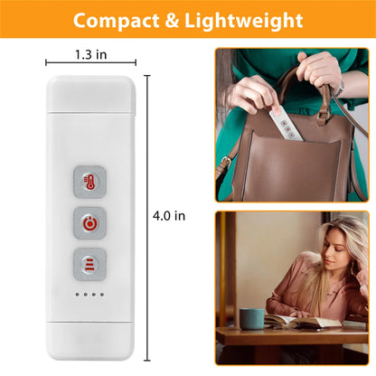 USB Rechargeable Book Reading Light Mini LED Clip on Book Light Flexible Book Lamp Bookmark Read Lamp Night Light for Bookworms