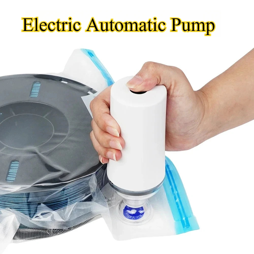USB Rechargeable Electric Air Pump For 3D Printer Filament Vacuum Bag One-key Quick Pumping Storage Bag Automatic Compressed