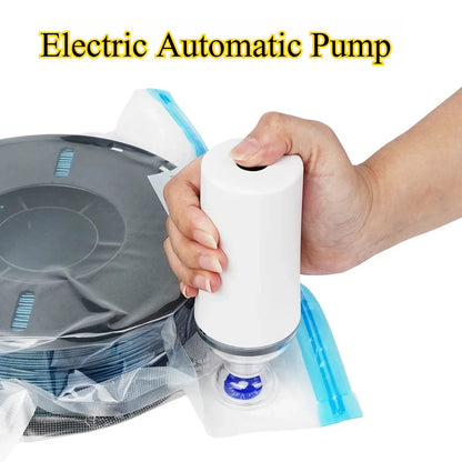USB Rechargeable Electric Air Pump For 3D Printer Filament Vacuum Bag One-key Quick Pumping Storage Bag Automatic Compressed
