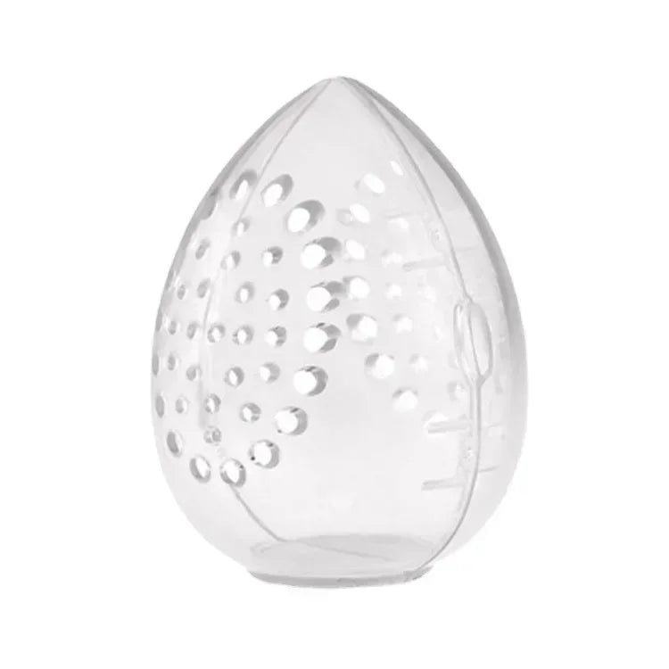1PC Travel Cosmetic Sponge Box New Portable Pink and White Egg Plastic Box Powder Sponge Cosmetic Cosmetic Organizer