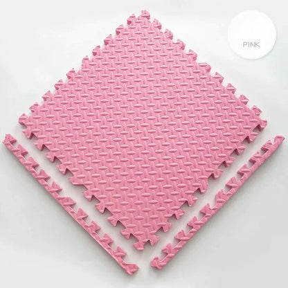 30*30cm Thick Baby Mat EVA Leaf Pattern Fitness Floor Mat Yoga Fitness Non-slip Interlocking Carpet Room Decorative Floor Tile