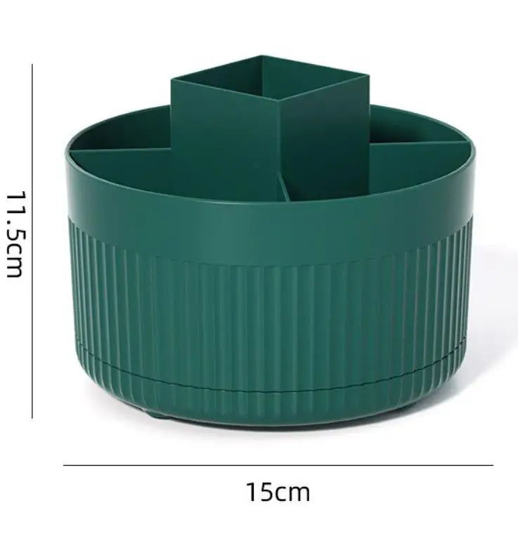360 ° Table Top Rotary Makeup Brush Storage Container Cosmetics Shelf Dresser Eye Shadow Brush Lipstick Pen Holder