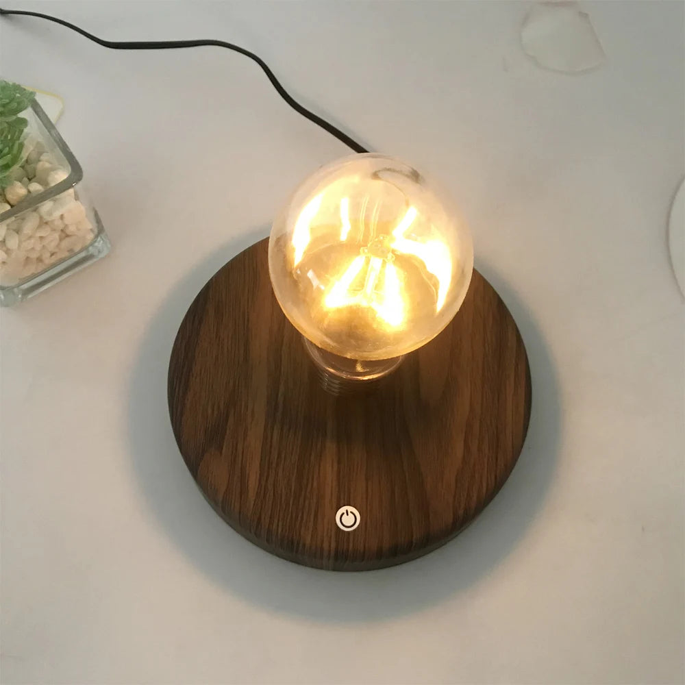 Magnetic Levitation Lamp Creativity Floating Glass LED Bulb Home Office Desk Decoration Birthday Gift Table Novelty Night Light