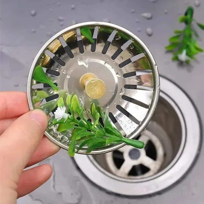 2pcs Kitchen Sink Strainer Stopper Waste Plug Sink Filter Filtre Sink Strainer Filter Floor Drain Kitchen Tools
