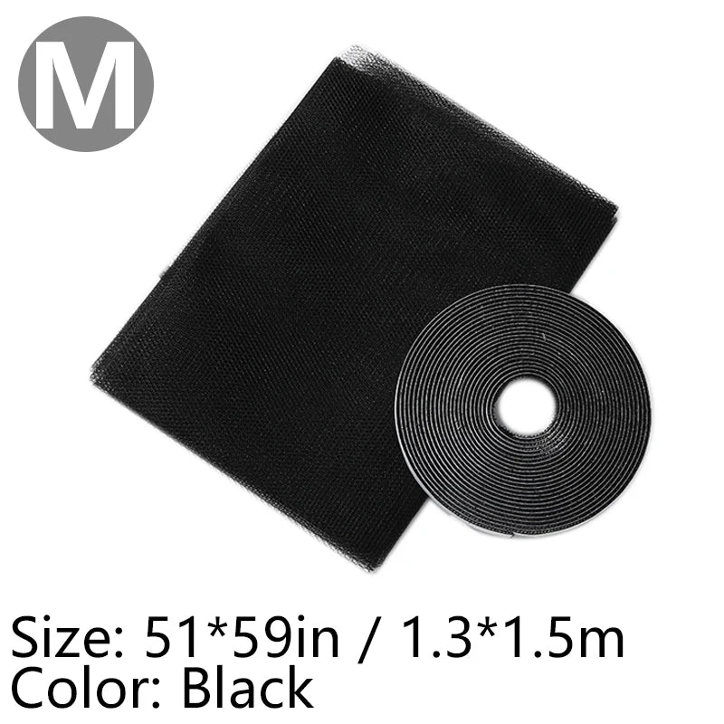 Window Mosquito Net Self-adhesive Anti Mosquito Door Mosquito Mesh DIY Free Cutting Mosquito Net Anti Fly Insect Curtain Screen