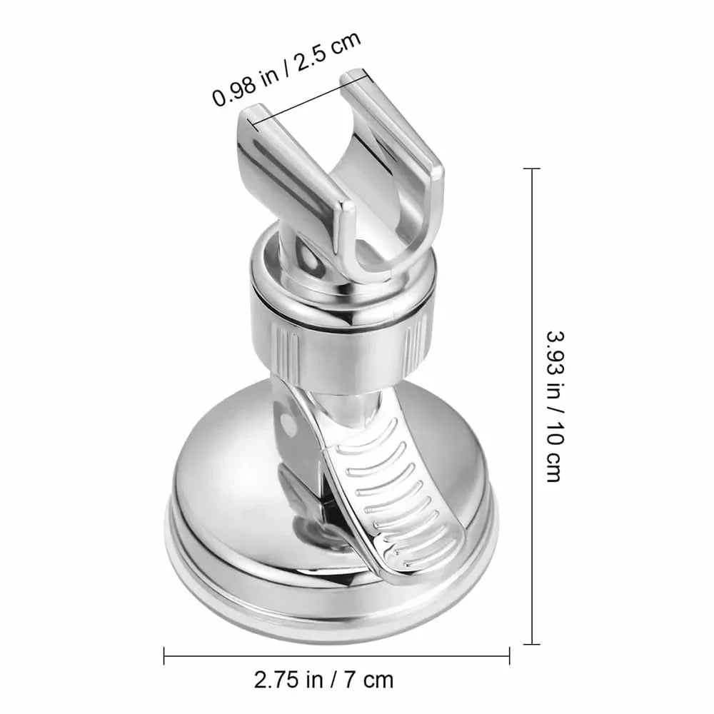 1-4Pcs Adjustable Shower Rack Strong Vacuum Suction Cup Handheld Shower Head Wall Mount Holder Rotating Bathroom Shower Base