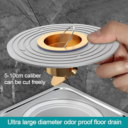 Brass Floor Drain Core Fast Drainage Insect Proof Drain Sink Shower Plug Backflow Preventer Valve Bathroom Accessories