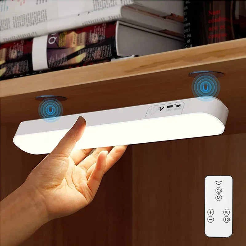 Magnetic LED Night Light Desk Lamp USB Rechargeable Dimming Table Lamp Computer Study Office Reading Stand Light for Bedroom