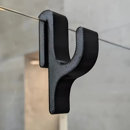New Modern Plastic Shower Hook Suitable for 8mm Glass Doors Bathroom Organizer, Towels and Clothes Holder Bathroom Accessories