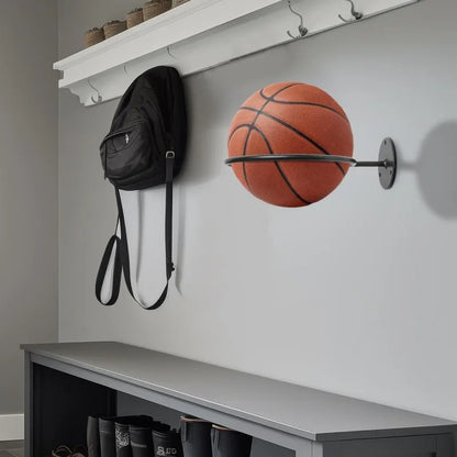 1PC Iron Basketball Football Volleyball Storage Rack Household Wall Mounted Ball Rack Wall Storage Rack