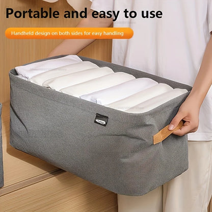 Clothing Storage Box,Fabric Storage Basket,Storage Box,Dormitory Household Wardrobe Storage Box for Home Dorm and Spaces