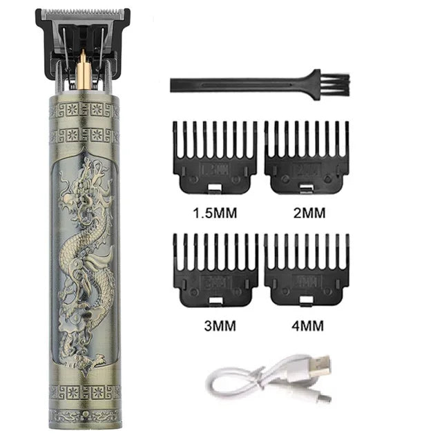 Professional T9 Hair Clipper For Mens USB Fast Rechargeable Beard Care Tools Provide Comfortable Precise Shaving Hair Trimmer