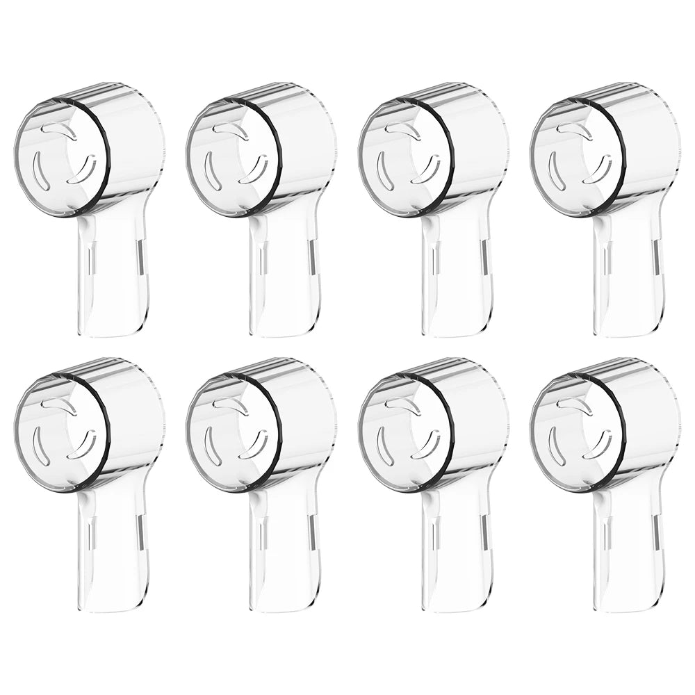 Toothbrush Dustproof Covers Caps Compatible with Braun Oral B Replacement Heads & iO Series Electric Toothbrush Head Protector
