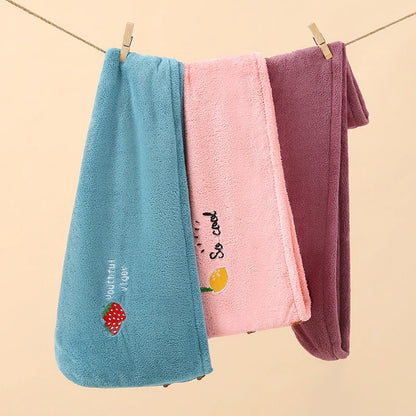 1pc Soft Quick-Dry Hair Towel  - Absorbent Hair Drying Wrap for Women Girls, Bathroom Essential Hair Hat