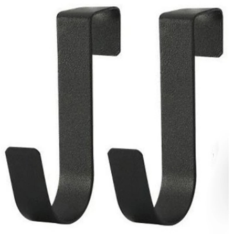 Multi-Purpose Hooks Kitchen Cabinet Door Back Hook Hanging Rack Clothes Coat Hat Towel Hanger Storage Hook Bathroom Accessories