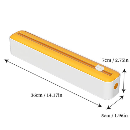 Multi-functional kitchen sealing tool, plastic packaging cutter suitable for cling film, aluminum foil, baking paper, wax paper