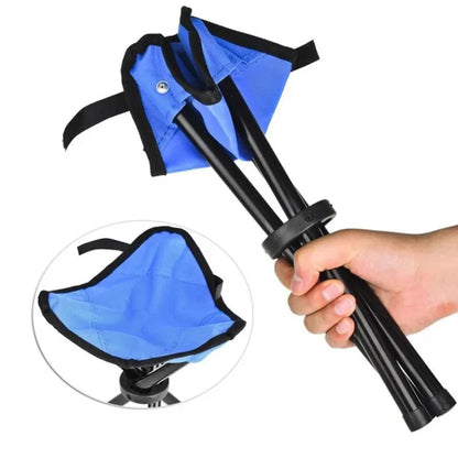 Portable Outdoor Folding Three-Legged Stool for Camping & Fishing